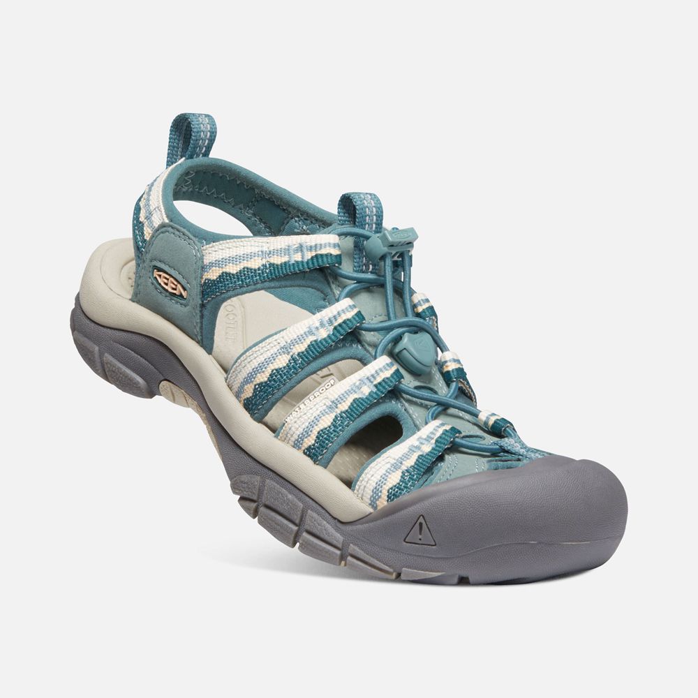 Sandalias Trekking Keen Mexico Grises/Azules - Mujer Newport H2 - UN8029647